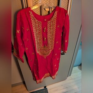 Long Chinese Dress Shirt